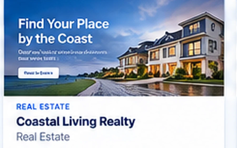 Coastal Living Realty website concept preview