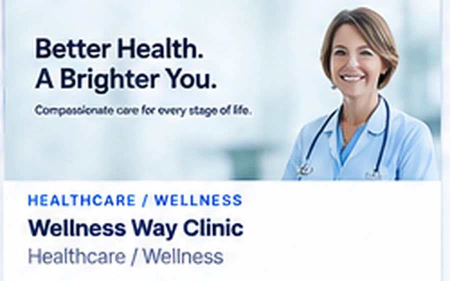 Wellness Way Clinic website concept preview